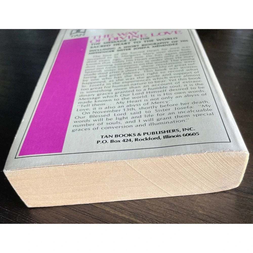 The Way of Divine Love Sr. Josefa Menendez 3rd Printing Pocketbook Edition 1984